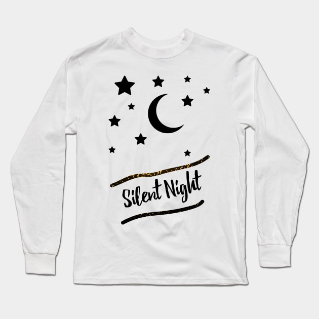 Christmas night Long Sleeve T-Shirt by grafart